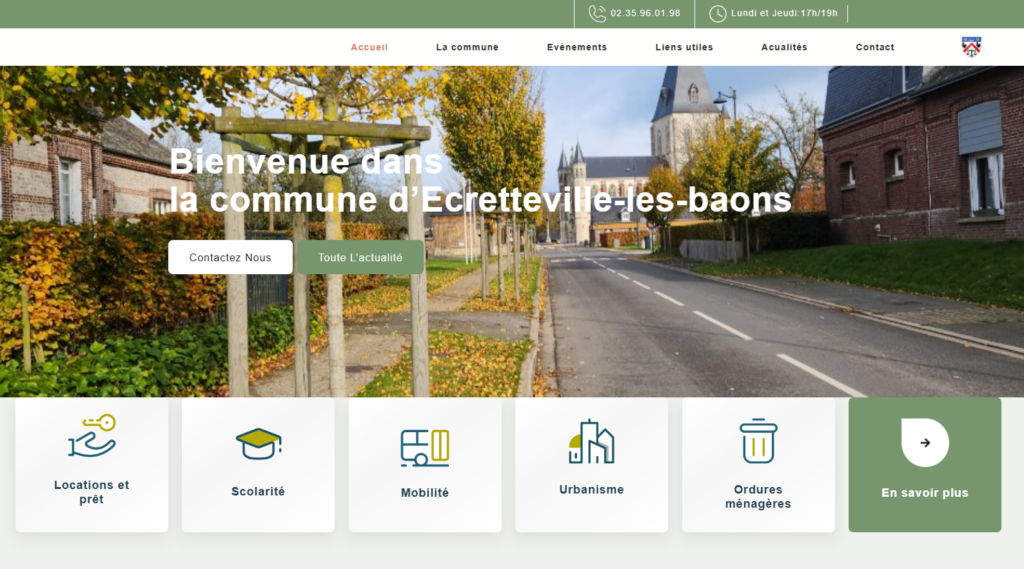 création site web Yvetot - site internet Ecretteville-les-Baons